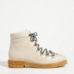 Anthropologie Desert Hiker Boots Ivory - 39